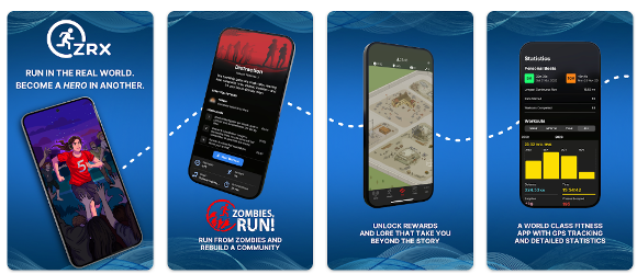 ภาพที่ 4 แอปพลิเคชั่นออกกำลังกาย Zombies Run