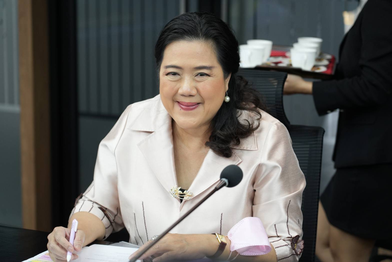 นางสุดฤทัย เลิศเกษม รองอธิบดีกรมประชาสัมพันธ์ หารือกับทางดีป้า