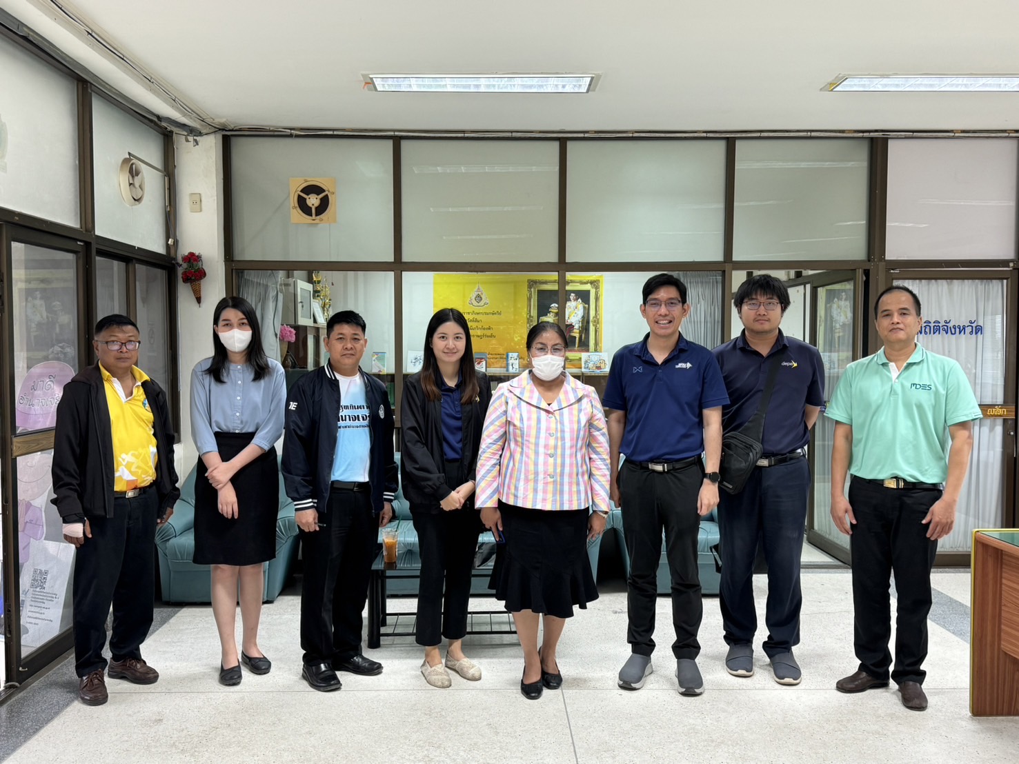 depa ร่วมหารือ สำนักงานสถิติจังหวัดอำนาจเจริญ และ สำนักงานจังหวัดอำนาจเจริญ เพื่อการพัฒนาสู่เมืองอัจฉริยะ