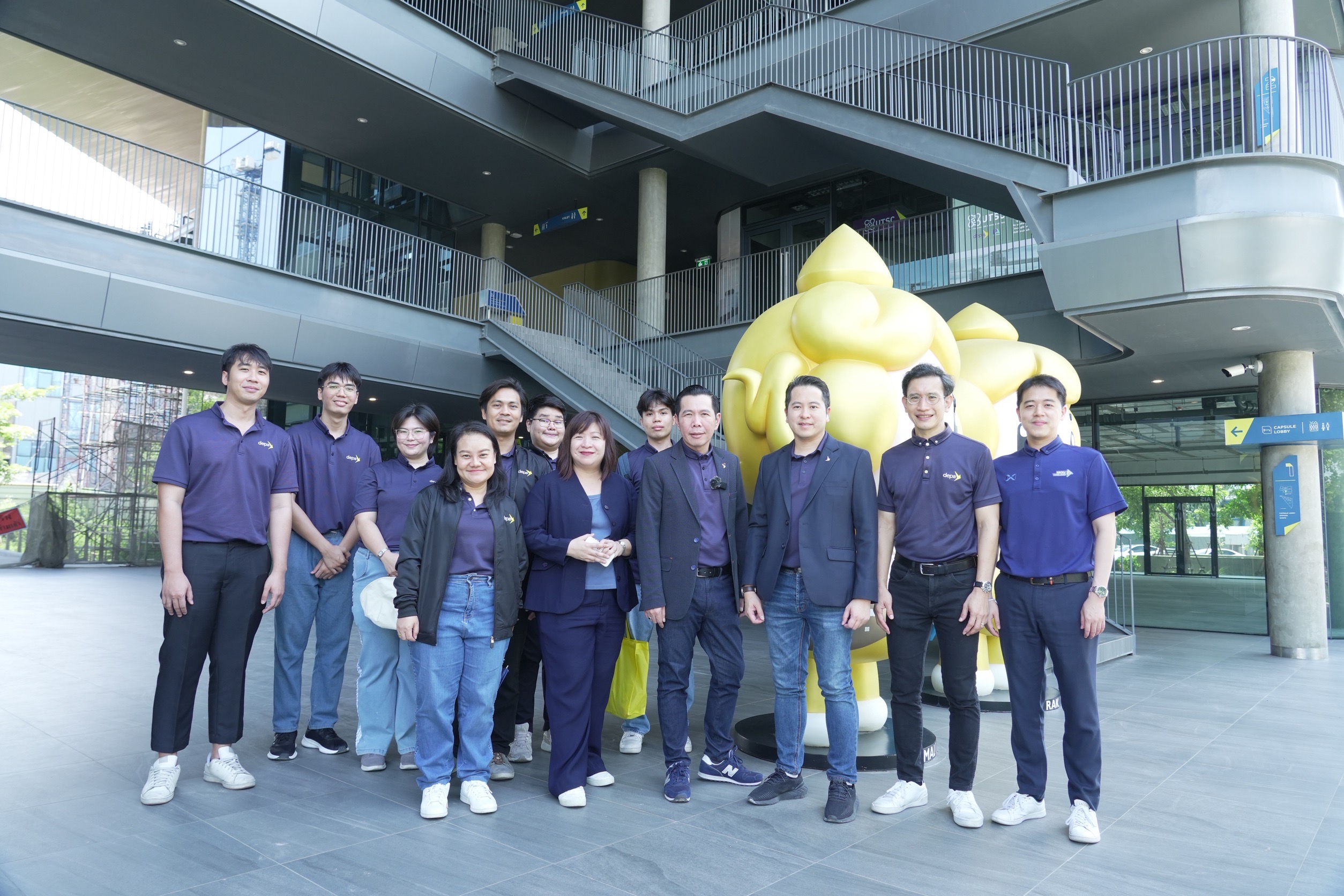depa ให้การต้อนรับคณะกรรมาธิการการพัฒนาเศรษฐกิจ สภาผู้แทนราษฎร ในโอกาสลงพื้นที่ศึกษาดูงานโครงการ Thailand Digital Valley จ.ชลบุรี