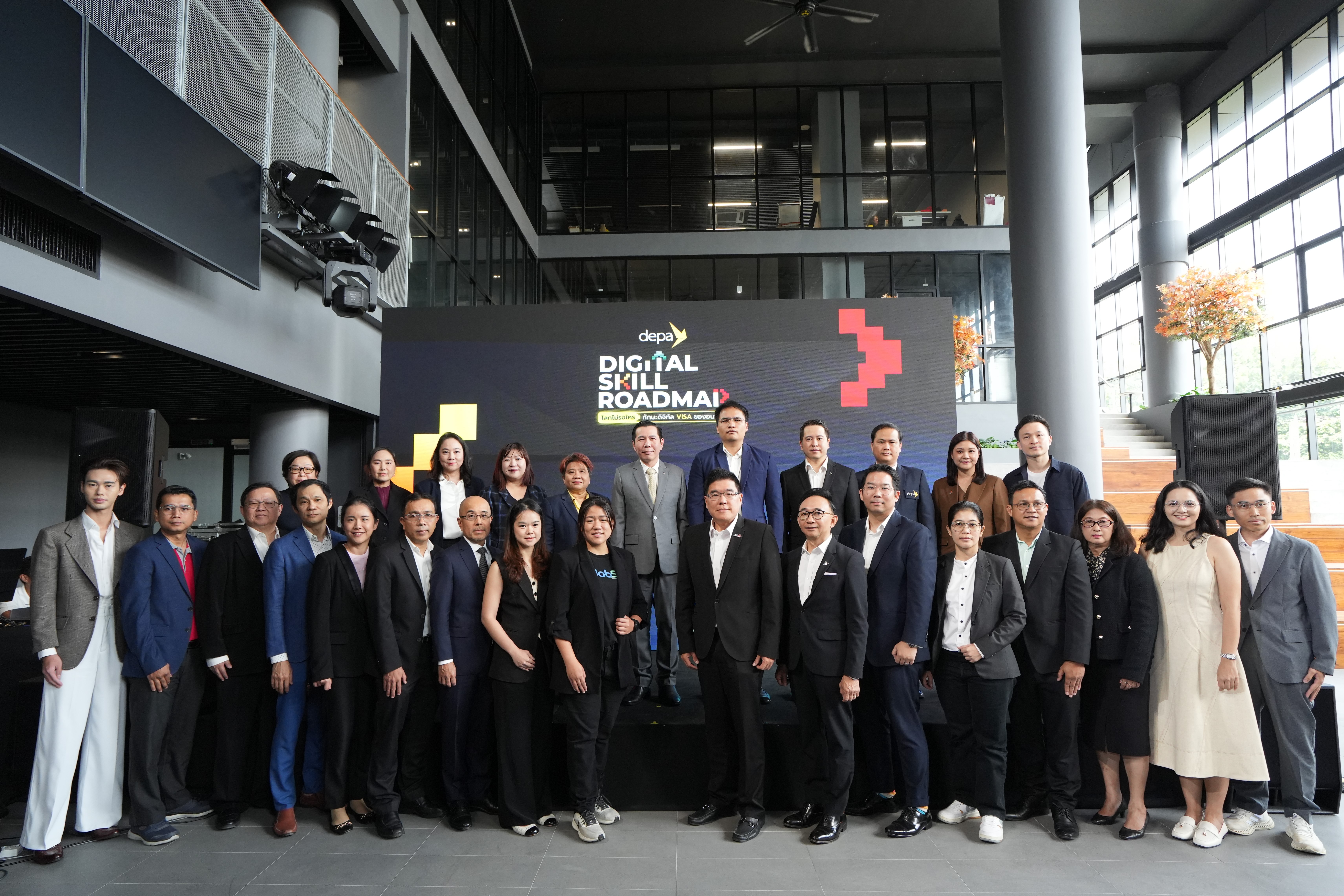 ดีป้า พลิกโฉมการพัฒนากำลังคนประเทศไทย ชู Digital Skill Roadmap สร้างกำลังคนดิจิทัลเพิ่ม 1 ล้านคนต่อปี พร้อมดึง Global Tech ร่วมพัฒนาหลักสูตร ตอบโจทย์ความต้องการอุตสาหกรรม